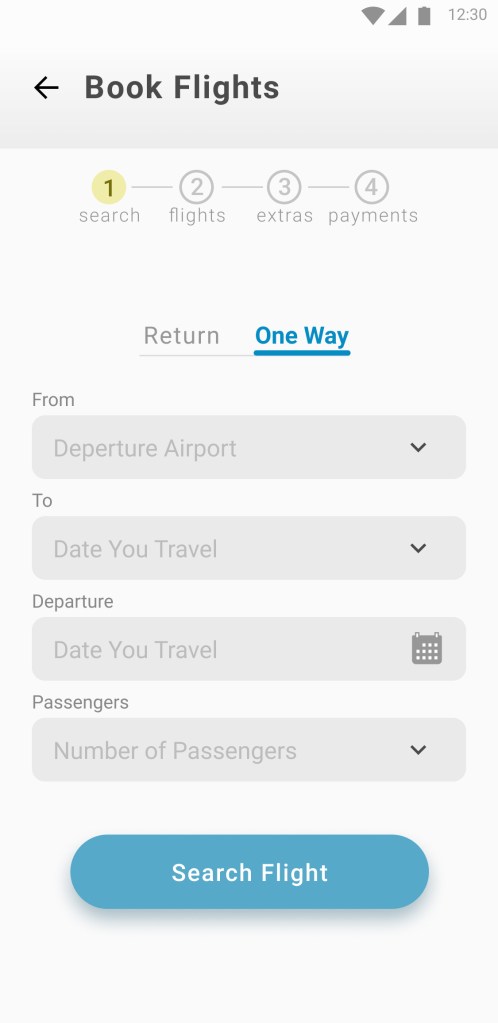 High-fidelity mobile design.
