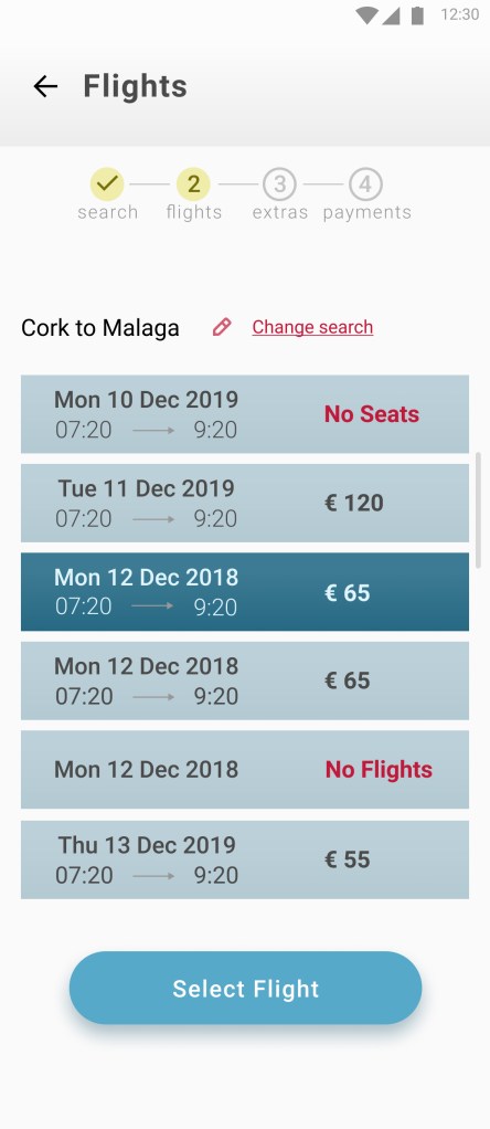 High-fidelity mobile design.