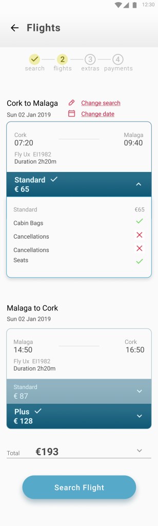 High-fidelity mobile design.
